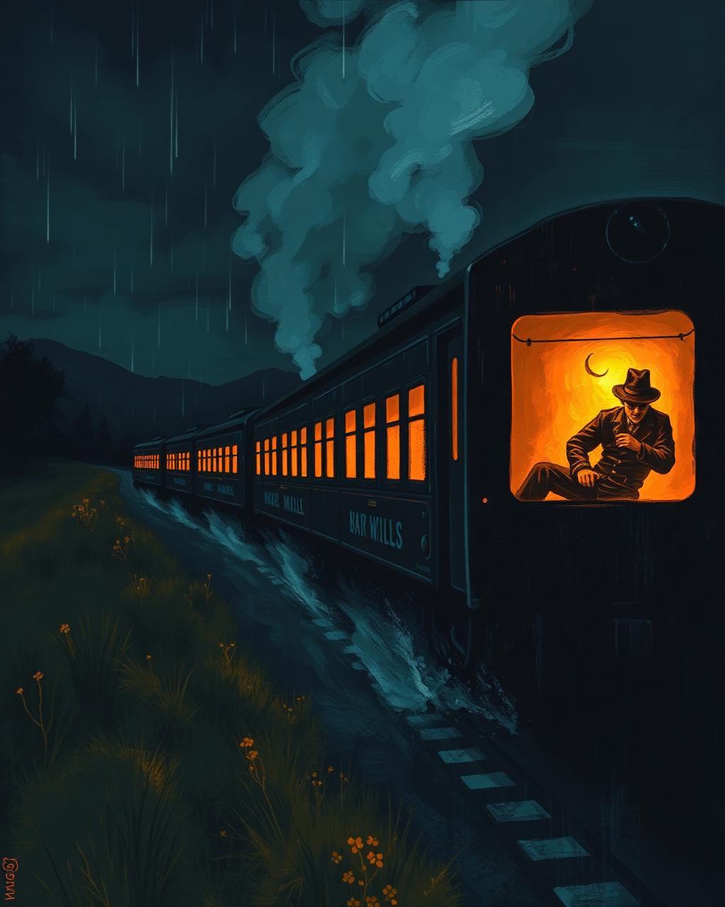 Capa de O Passageiro da Meia-Noite